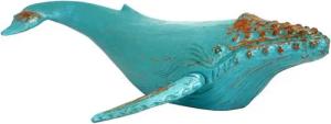 MichaelNoll Dekofigur Wal Walfisch Fisch Polyresin Deko - 60x14,25x38,25 cm
