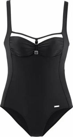 LASCANA Badeanzug mit Kontrastdetails und Shaping-Effekt