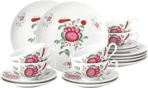 Seltmann Weiden Teeservice Seltmann Weiden Amina Ostfriesenrose Teeservice 18 tlg. groß, Porzellan