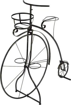 GartenHero Blumenständer Blumenständer Fahrrad Blumenregal 3 Blumentöpfen Pflanzenregal