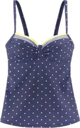 LASCANA Bügel-Tankini-Top Monri, mit kontrastfarbenem Detail