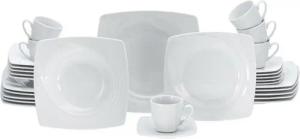 CreaTable Kombiservice Celebration Weiss Kombiservice 30-tlg (30-tlg), 6 Personen, Porzellan