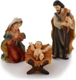 mitienda Krippe Krippenfiguren Set, Heilige Familie 10 cm