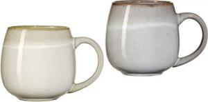 Ritzenhoff & Breker Becher Hygge, Steingut, 2-teilig, Reaktivglasur, jedes Stück ein Unikat, 475 ml