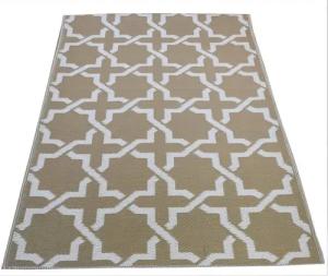 Jet-Line Outdoorteppich Gartenteppich Kunststoffteppich Modern braun 120x1
