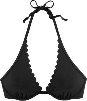 LASCANA Bügel-Bikini-Top Scallop, mit gelaserter Wellenkannte