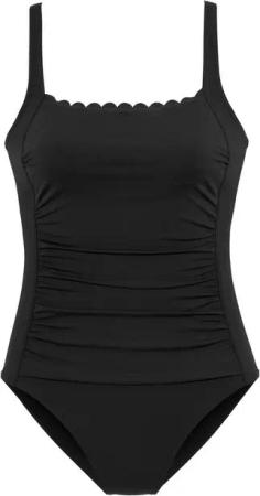 LASCANA Badeanzug Scallop mit Wellenkante und Shaping-Effekt