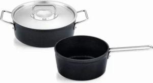 Fissler Topf-Set Adamant®, Aluminium (Set, 2-tlg., Bratentopf 24 + Stielkasserolle 18cm oD), Made in Germany