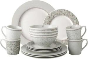 LAURA ASHLEY Geschirr-Set Geschirr-Set Wild Clematis (16-teilig)