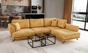 yourhouse24 Ecksofa Larde mit Schlaffunktion und Bettkasten