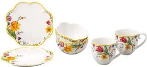 Villeroy & Boch Frühstücks-Set Spring Awakening Frühstücks-Set für 2, 6tlg.