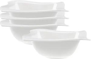 Villeroy & Boch Schale NewWave Bols 600 ml 4er Set, Porzellan, (4x Schale, 4-tlg)