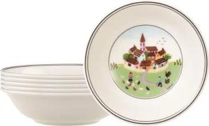 Villeroy & Boch Schale Design Naif Dessertschalen ø 14 cm 6er Set, Porzellan, (6 Schalen, 6-tlg)