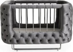 Jabari Babybett Wollbäckchen I Begrenztes Angebot I nur bei OTTO I 20 % Extra-Rabatt!, Kinderbett 70x120 cm mit Matratze I Handmade Herstellung in Berlin