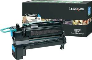 Lexmark Tonerpatrone LEXMARK Cyan Tonerpatrone LCCP, LRP