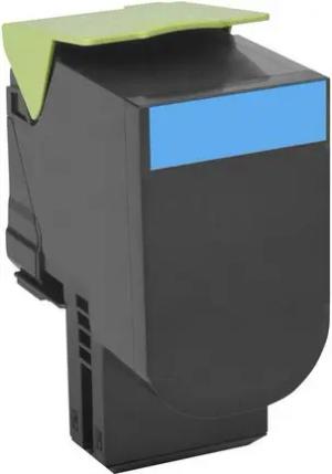 Lexmark Tonerpatrone LEXMARK 802XC Besonders hohe Ergiebigkeit Cyan Tonerpatrone LCCP, LRP