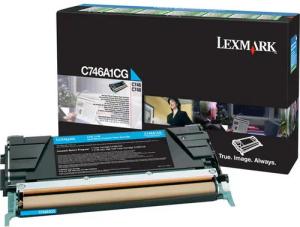 Lexmark Tonerpatrone LEXMARK Cyan Tonerpatrone LCCP, LRP
