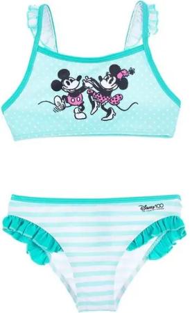 Disney Minnie Mouse Badeanzug 100 Jahre Retro Mädchen Bikini Bade-Set Badeanzug Bademode