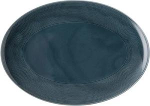 Thomas Porzellan Servierplatte Thomas Loft Night Blue Servierplatte oval 33,8x24 cm, Porzellan, (1 Servierplatte)