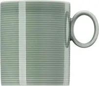 Thomas Porzellan Becher Thomas Loft Moss Green Becher mit Henkel groß 0,36 l, Porzellan