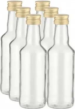 axentia Vorratsglas Glasflasche, ca. 200 ml, 6 Stück, (1-tlg)