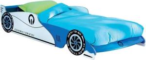 habeig Kinderbett Kinderbett Juniorbett Autobett Grand Prix Lattenrost 101x219x40 cm