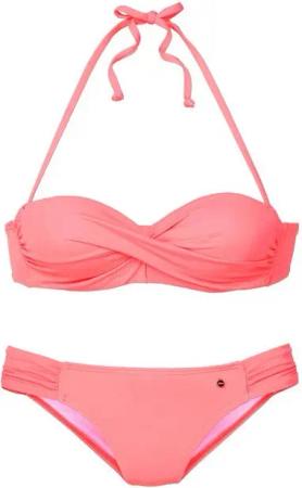 s.Oliver Bügel-Bandeau-Bikini mit Raffung