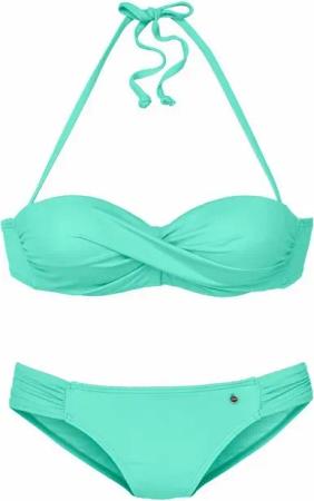 s.Oliver Bügel-Bandeau-Bikini mit Raffung
