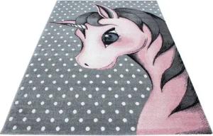 Stilvoll Günstig Kinderteppich Teppich für den Flur oder Küche Einhorn-Design, Läufer, Höhe: 11 mm