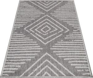 Stilvoll Günstig Outdoorteppich Teppich für den Flur oder Küche Gestreiftes Design, Läufer, Höhe: 7 mm