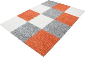 Stilvoll Günstig Hochflor-Teppich Teppich für den Flur oder Küche Kariertes Design, Läufer, Höhe: 30 mm