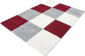 Stilvoll Günstig Hochflor-Teppich Teppich für den Flur oder Küche Kariertes Design, Läufer, Höhe: 30 mm