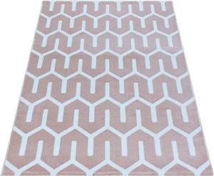 Stilvoll Günstig Teppich Kurzflor Wohnzimmer Schlafzimmer Geometrisches Design, Rechteck, Höhe: 9 mm
