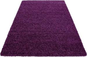 Stilvoll Günstig Hochflor-Teppich Teppich für den Flur oder Küche Unicolor - Einfarbig, Läufer, Höhe: 50 mm