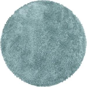 Stilvoll Günstig Hochflor-Teppich für Wohnzimmer und Schlafzimmer Unicolor - Einfarbig, Rund, Höhe: 30 mm