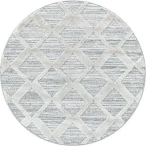 Stilvoll Günstig Hochflor-Teppich für Wohnzimmer und Schlafzimmer Boho-Design, Rund, Höhe: 20 mm