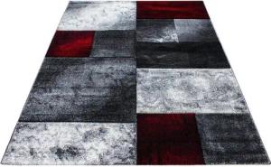 Stilvoll Günstig Teppich Kurzflor Wohnzimmer Schlafzimmer Kariertes Design, Rechteck, Höhe: 13 mm