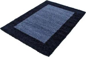 Stilvoll Günstig Hochflor-Teppich Teppich für den Flur oder Küche Bordüre Design, Läufer, Höhe: 30 mm
