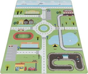 Stilvoll Günstig Kinderteppich Teppich für den Flur oder Küche Straßenteppich, Läufer, Höhe: 7 mm