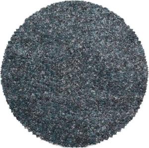 Stilvoll Günstig Hochflor-Teppich für Wohnzimmer und Schlafzimmer Meliertes Design, Rund, Höhe: 30 mm