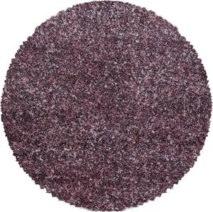 Stilvoll Günstig Hochflor-Teppich für Wohnzimmer und Schlafzimmer Meliertes Design, Rund, Höhe: 30 mm