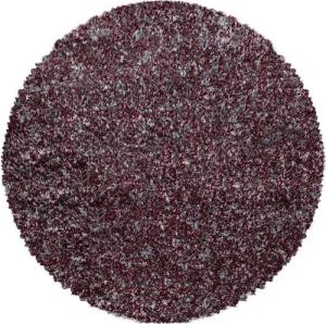 Stilvoll Günstig Hochflor-Teppich für Wohnzimmer und Schlafzimmer Meliertes Design, Rund, Höhe: 30 mm