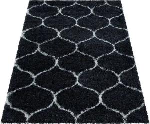 Stilvoll Günstig Hochflor-Teppich für Wohnzimmer und Schlafzimmer Skandinavisches Design, Rechteck, Höhe: 30 mm