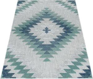 Stilvoll Günstig Outdoorteppich Teppich für den Flur oder Küche Geometrisches Design, Läufer, Höhe: 10 mm
