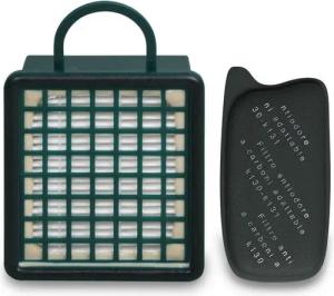 VIOKS Ersatzfilter Filterset Ersatz für Vorwerk HEPA-Filter + Geruchsfilter, Zubehör für Vorwerk Kobold VK 130 131 SC VK130