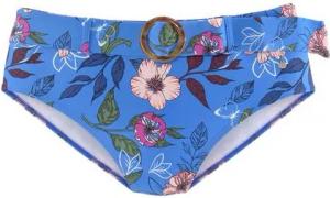 s.Oliver Highwaist-Bikini-Hose Maya mit abnehmbarem Gürtel und Schnalle in Horn-Optik