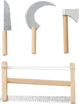 HobbyFun Dekofigur Werkzeuge, 4 Stück