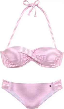 s.Oliver Bügel-Bandeau-Bikini in getwisteter Optik