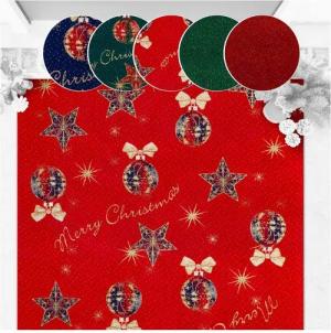ANRO Fußmatte Küchenläufer Fußmatte Teppichvorleger Flurläufer Textil Weihnachten, Rechteckig, Höhe: 3 mm, Textil