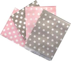 Frau WUNDERVoll Papierdekoration 100 Papiertüten Design Mix 2, 4 Designs, je 25 Papiertüten